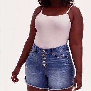 Torrid Plus 
Pink Foxy Scoop Neck Cami